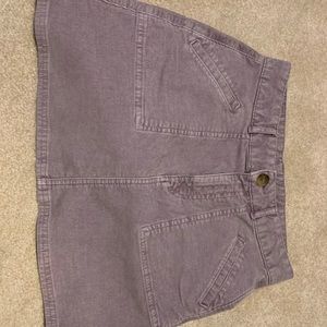 Purple corduroy skirt American eagle